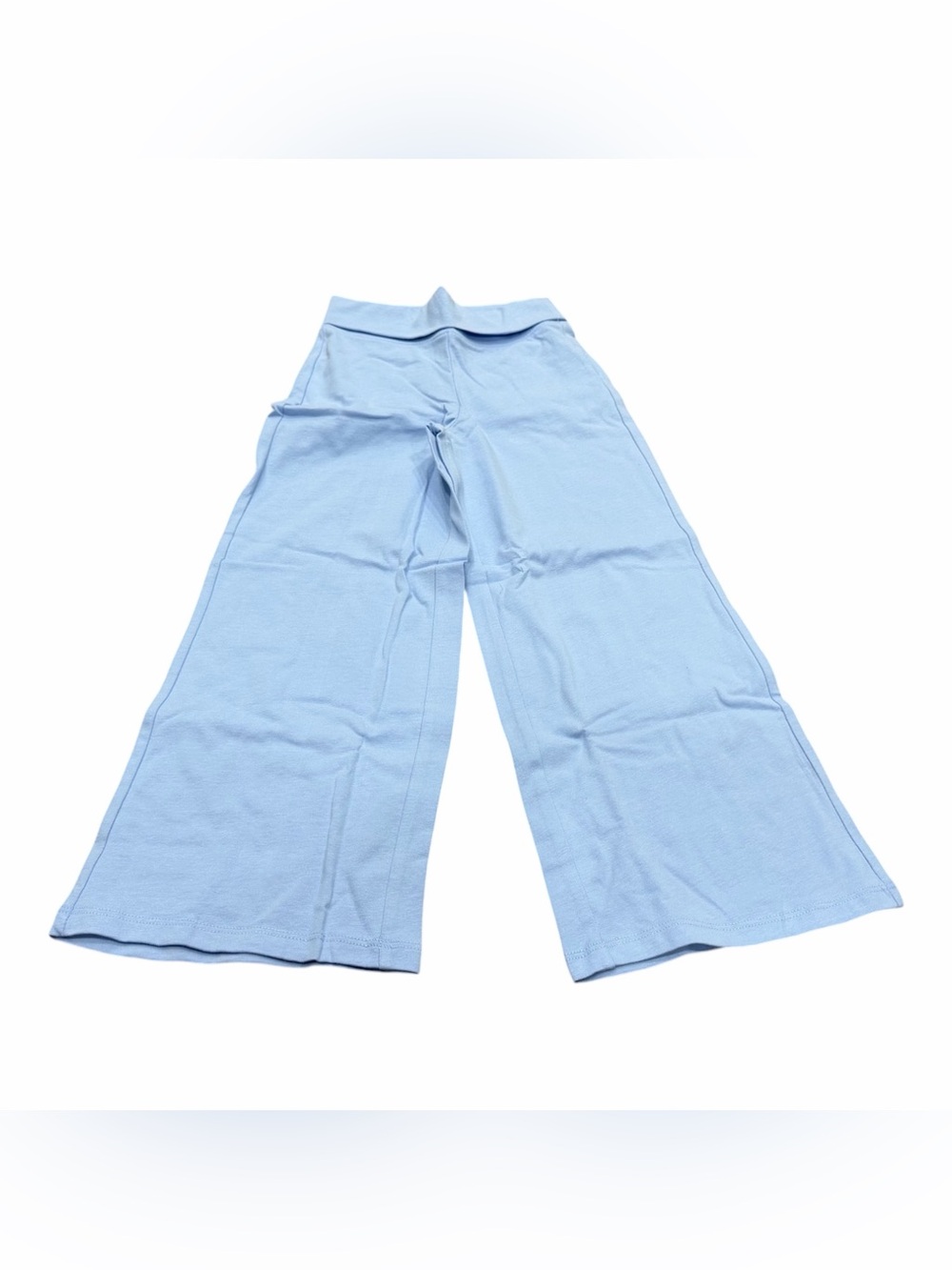 Gap Girls Wide Leg Foldover Leggings, Blue, Size XS 4-5, NEW